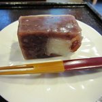 諏訪園 - 抹茶セット（山政小山園 式部の昔・お菓子付）600円