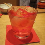Kamaage Udon Hatsutomi - 紀州赤い梅酒（しそ入り）