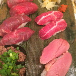 渋谷肉横丁 肉寿司 - 