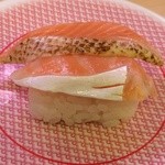 かっぱ寿司 - サーモン合盛り