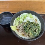 そば処 亀島 - 春菊天そば￥500円！