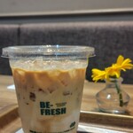 フレッシュネスバーガー - ドリンク写真:アイスカフェラテ