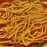 ラーメン 魁力屋 - 麺アップ