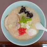 くるまやラーメン - 料理写真:とんこつラーメン(並盛)