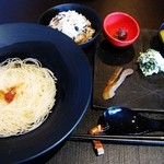 周防大島 お寺カフェ - にゅうめんのランチ