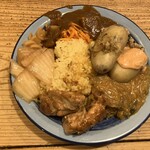 もうやんカレー 利瓶具 - 