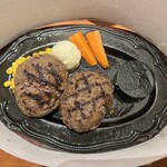 ステーキハウス 幌馬車 - れあっとハンバーグ400g（200g×2）…税込2618円