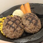 ステーキハウス 幌馬車 - れあっとハンバーグ400g（200g×2）…税込2618円