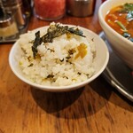 神戸ラーメン 第一旭 - 高菜ごはん