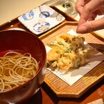 茶寮哲心 - かき揚げ蕎麦