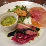 トラットリア・ピッツェリア・レ・アルカーテ - 前菜の盛り合わせ