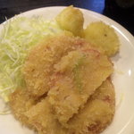 ずぼら - 2010/04ハムカツ(ポテトはサービス！)