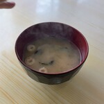 うしや - ミソスープも有難い