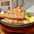 ハンバーグレストラン ボストン - 料理写真:ハンバーグ横から
