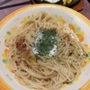 サイゼリヤ - 半熟卵のペペロンチーノ