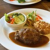 喫茶 赤いサニー - 国産ハンバーグ＆海老クリームコロッケ
