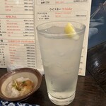 鳥伊勢 - レモンサワー