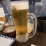 鳥伊勢 - 生ビール