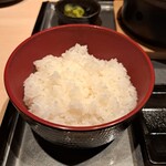 とろけるハンバーグ福よし - ライス