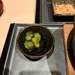 とろけるハンバーグ福よし - 漬物