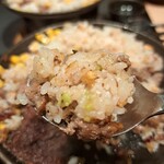 とろけるハンバーグ福よし - ガーリックライスが出来ました!!