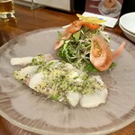 麺飯坊　無双 - 真鯛の無双風カルパッチョ（1000円）