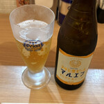 RAMEN ガモウスマイル - 朝からビール