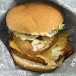 ケンタッキーフライドチキン - 料理写真:オニオンリングフィレバーガー