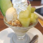 デニーズ - 料理写真:ちょこっとメロンパルフェ
