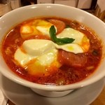 麺Dining セロリの花 - モッツァレラトマトスープ麺！