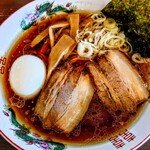 ラーメン堂　極 - 料理写真:中華そば ＋ 煮玉子