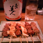 炭火焼 鳥つね - オールスターと島美人