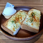 びっくりドンキー - 料理写真:チーズトーストセット@¥520円