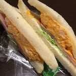 cafe Sand-Kitchen - ハムたまご330円