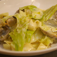 リストランテ ラ チャウ - 浅利とキャベツのクリームソースのタリアテッレ（ランチ）