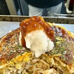 そぞ - 肉玉ちゃんぽん(そば1玉+うどん1玉)に無料の大根おろしをトッピング