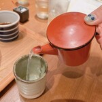 石臼挽きそば 石月 - そば湯はサラサラ〜