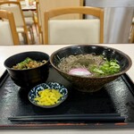 宮島サービスエリア（下り）スナックコーナー - ミニ穴子丼そばセット