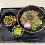宮島サービスエリア（下り）スナックコーナー - ミニ穴子丼そばセット