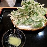 手打ちそば　泉八 - 明日葉単品