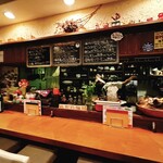 自彩菜酒処 渓 - カウンター