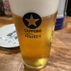 スタンド ローキー - ドリンク写真:サッポロパーフェクト黒ラベル生ビール(500円)