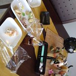 新菓人 - 試食したら余りの甘さにもう試食で充分と感じた