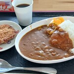 幸ッ々家 - 料理写真:カレーライス（大）＆じゃこカツ