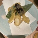 こきゅう - 生だこの天ぷら750円