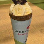 GODIVA dessert - ゴディバチョコレート&プレミアムバナナ　¥990