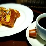 渋谷珈琲研究所 - ブレンド&フレンチトースト（メープル）