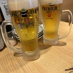 鮨・酒・肴 杉玉 - 生ビール☆*:.｡. o(≧▽≦)o .｡.:*☆