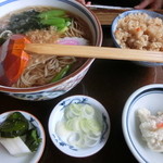 はせ川 - ランチAセットたぬき