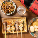 串焼きと煮込み 筑前屋 - 料理写真:盛り合わせ集合